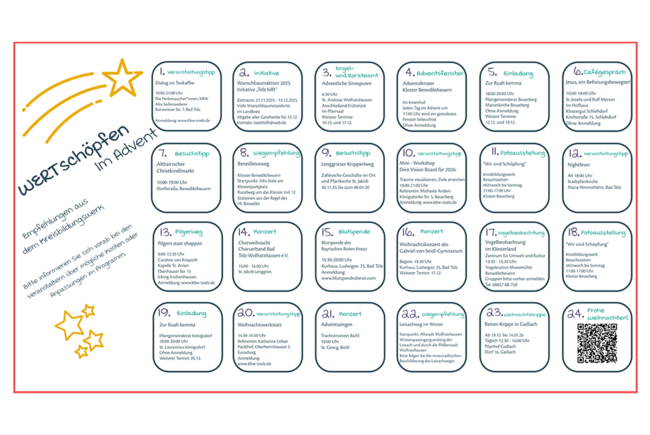 KBW in Bad Tölz-Wolfratshausen RE:create Adventskalender